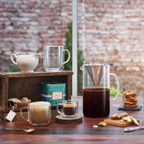 Cappuccino Double Wall Glasses | 8oz | Thermic Sublime | Set of 2 - Luigi Bormioli USA