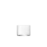 A clear aperitivo glass with a minimalistic design, suitable for aperitivo or other beverages on a white background