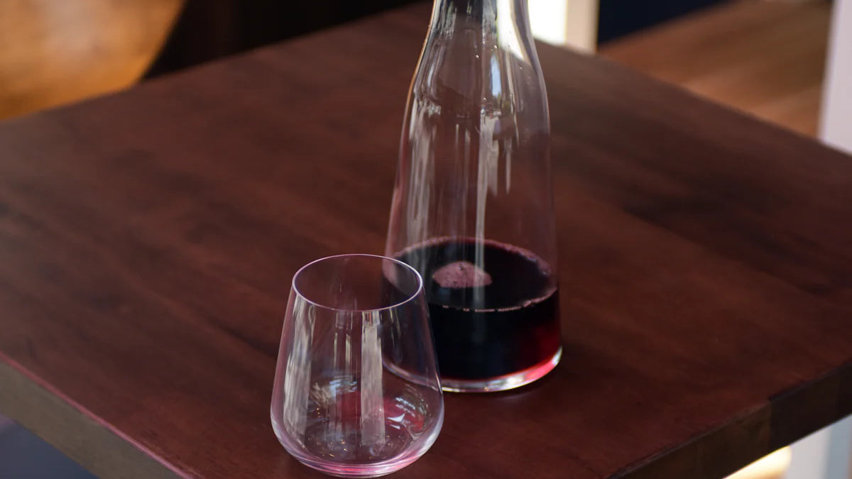 Luigi Bormioli Talismano DOF glasses & Atelier Carafe
