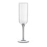 Italian Premium Retro Champagne Glasses | 7oz | Bach | Set of 4 - Luigi Bormioli USA