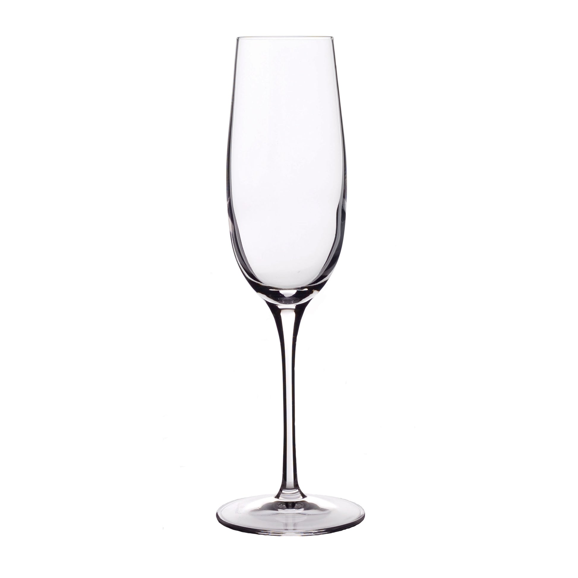 Italian Premium Flute Glasses | 8.25oz | Crescendo | Set of 4 - Luigi Bormioli USA