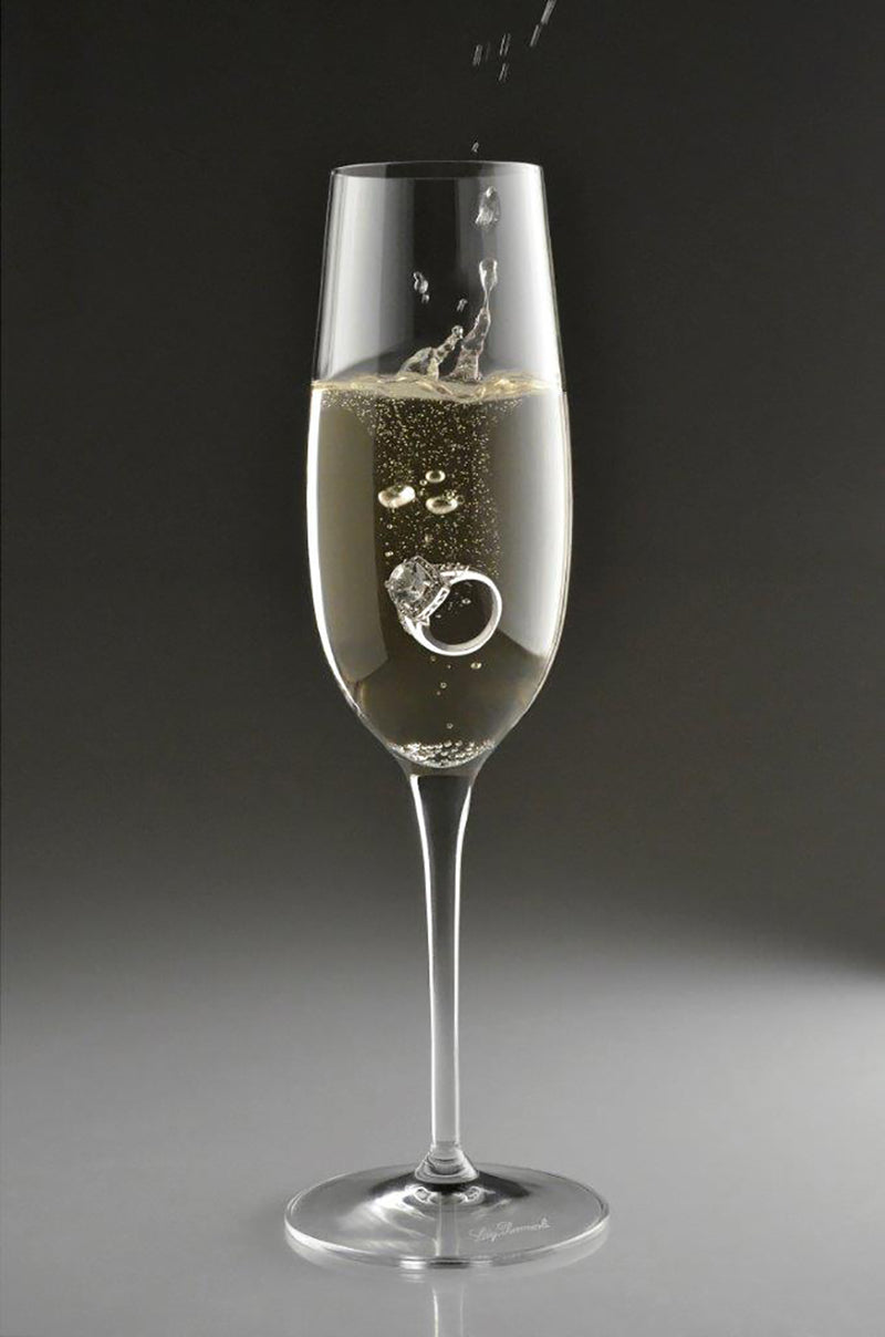 Luigi Bormioli Crescendo 8.25 oz Champagne / Sparkling Wine Glasses (Set Of 4)