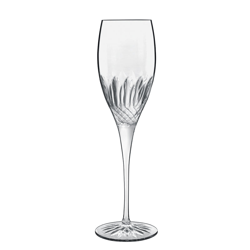 Open up Collection, 6 Flutes Da Champagne, Cristallo, Moderno Ed Open up Collection, 6 Flutes Da Champagne, Cristallo, Moderno Ed