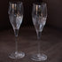 Italian Premium Champagne Glasses | 7.5oz | Diamante | Set of 4 - Luigi Bormioli USA