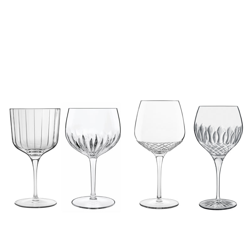 Gin Glass Selection Assorted 4pc Set– Luigi Bormioli Corp.
