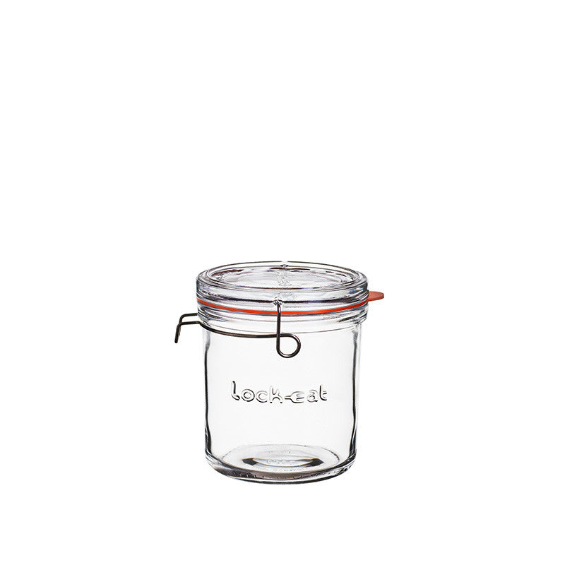 Italian Premium Canning & Food Jar XL | 25.25oz | Lock-Eat | 1 Piece - Luigi Bormioli USA