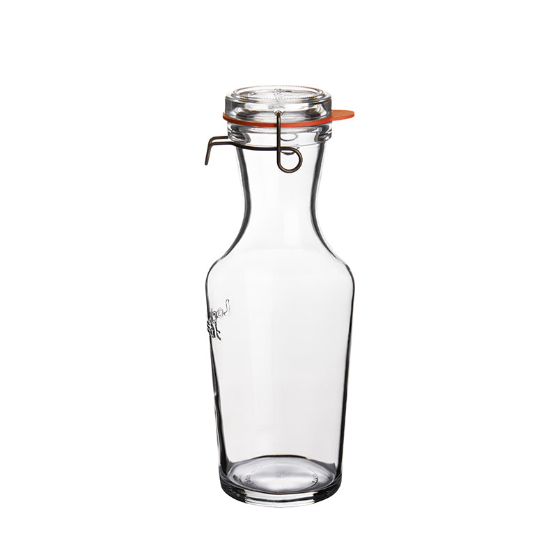 Italian Premium Canning & Juice Jar | 34oz | Lock-Eat | Set of 6 - Luigi Bormioli USA