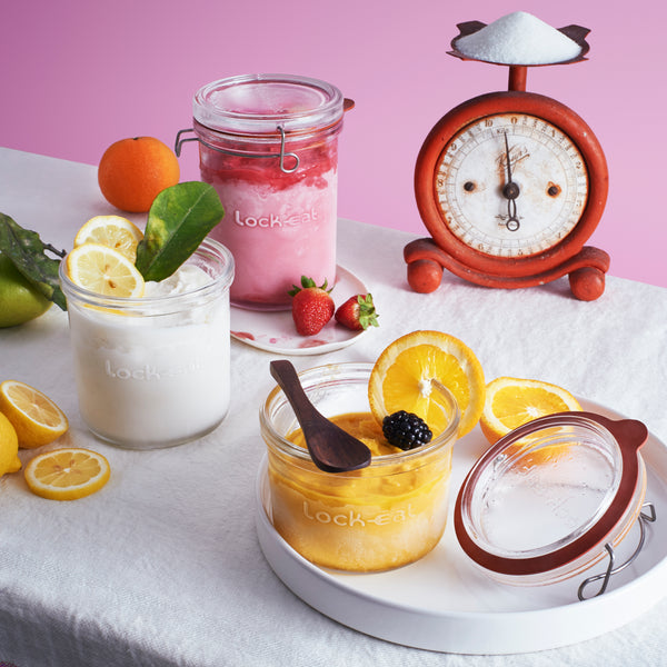Italian Premium Frigo Canning & Food Jars Set | 3pc | Lock-Eat - Luigi Bormioli USA