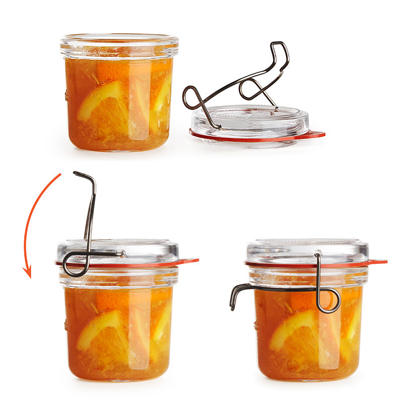 Italian Premium Handy Canning & Food Jar | 67.75oz | Lock-Eat | 1 Piece - Luigi Bormioli USA