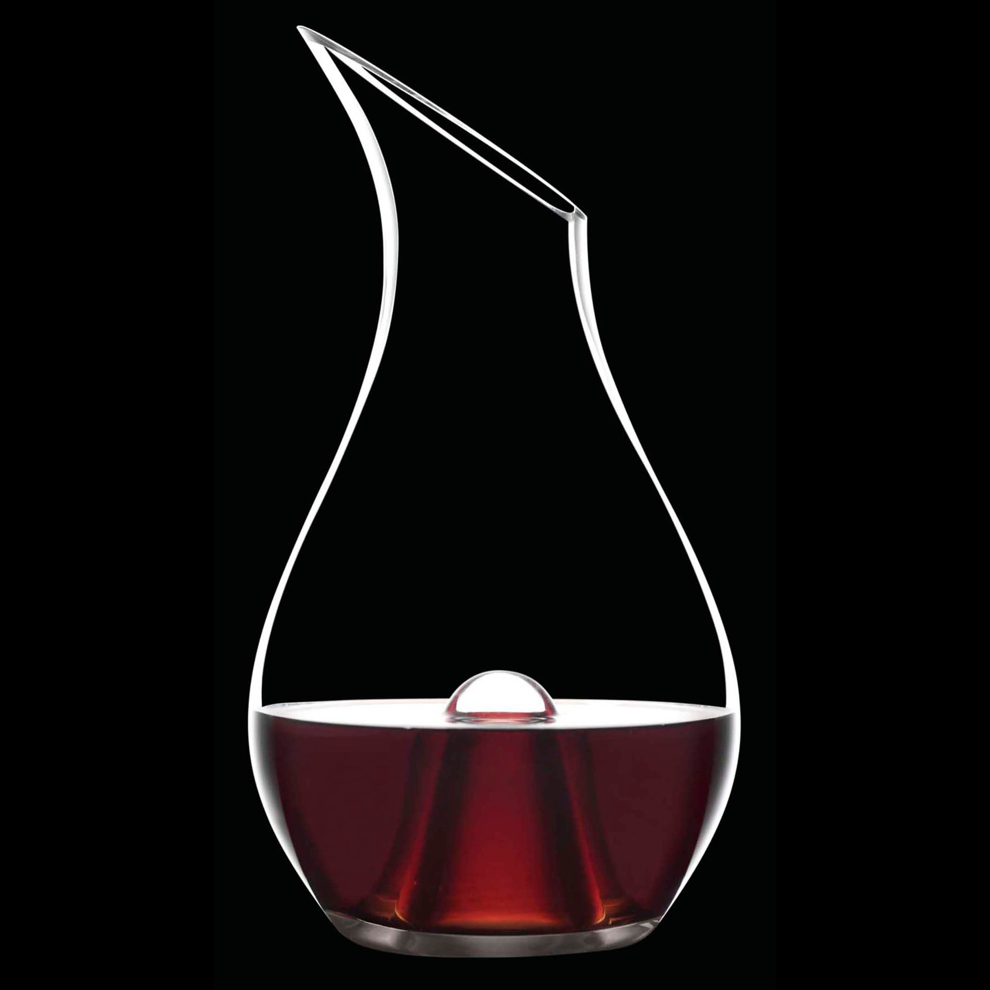 Italian Premium Thumb Wine Decanter | 35oz | Magnifico | 1 Piece - Luigi Bormioli USA