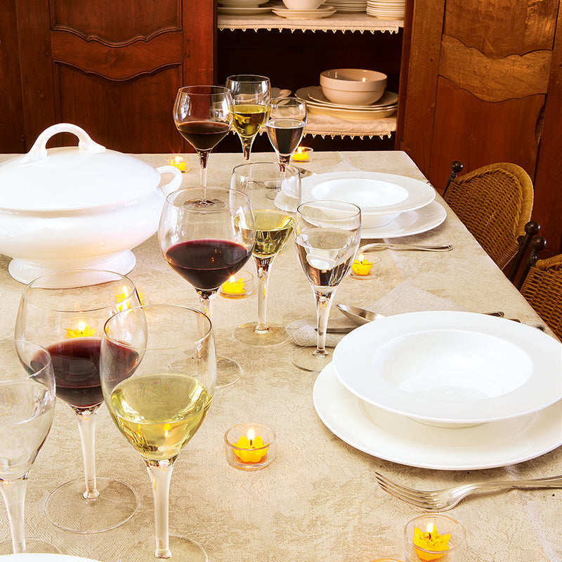 Italian Premium Burgunder Red Wine Glasses | 17oz | Michelangelo Masterpiece | Set of 4 - Luigi Bormioli USA