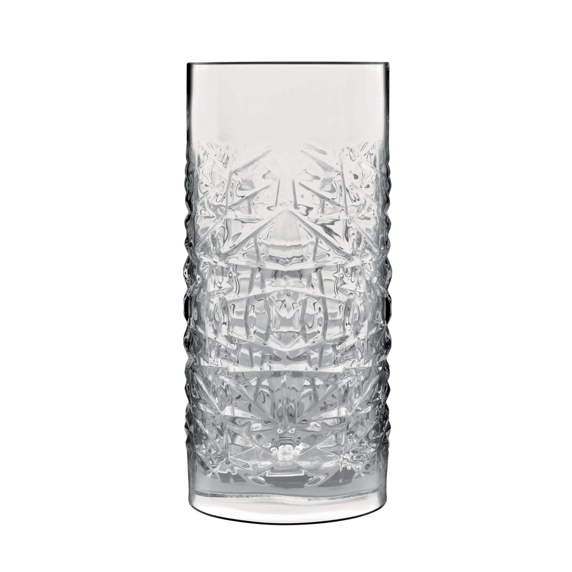 Italian Premium Textures Highball Glasses | 16.25oz | Mixology | Set of 4 - Luigi Bormioli USA
