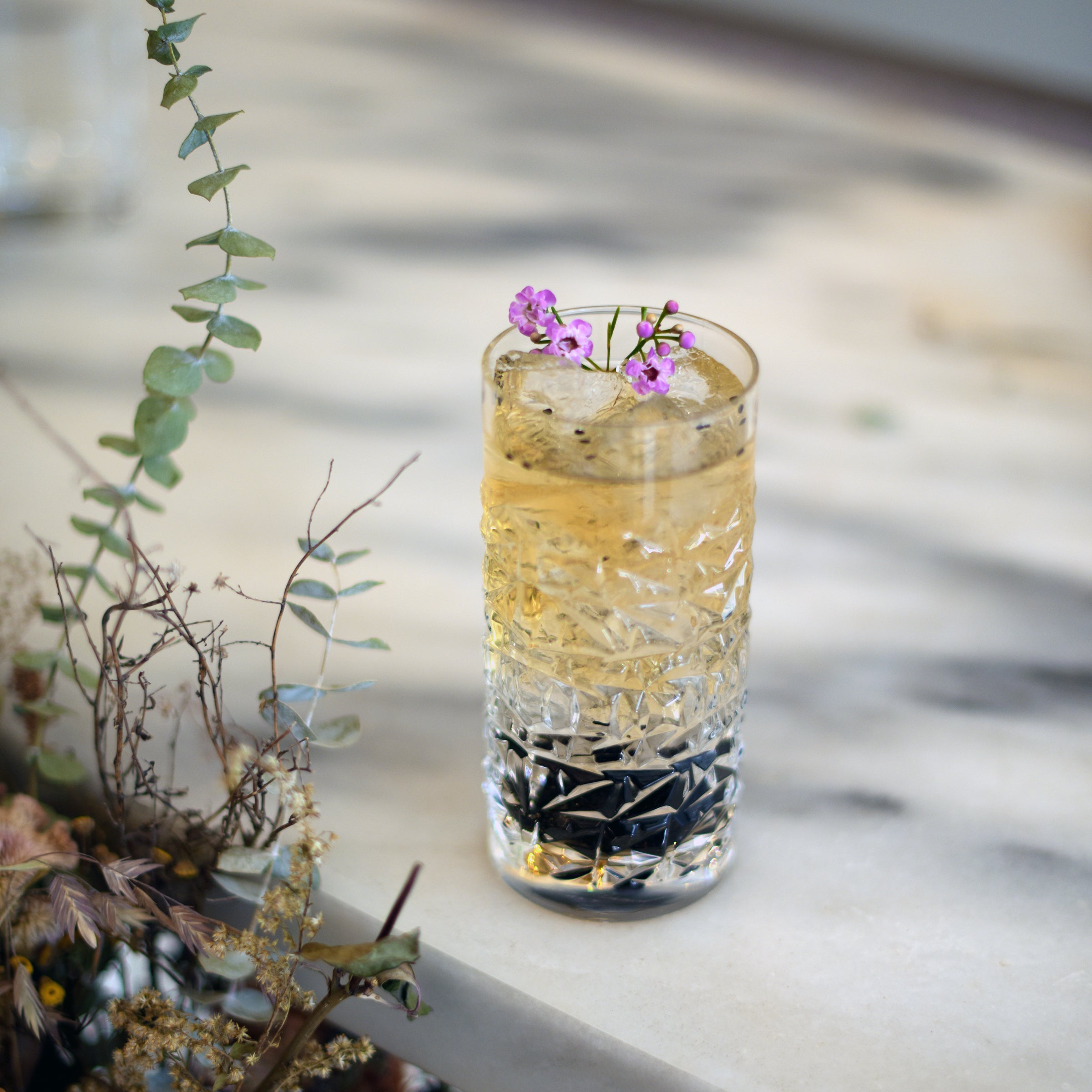 Italian Premium Textures Highball Glasses | 16.25oz | Mixology