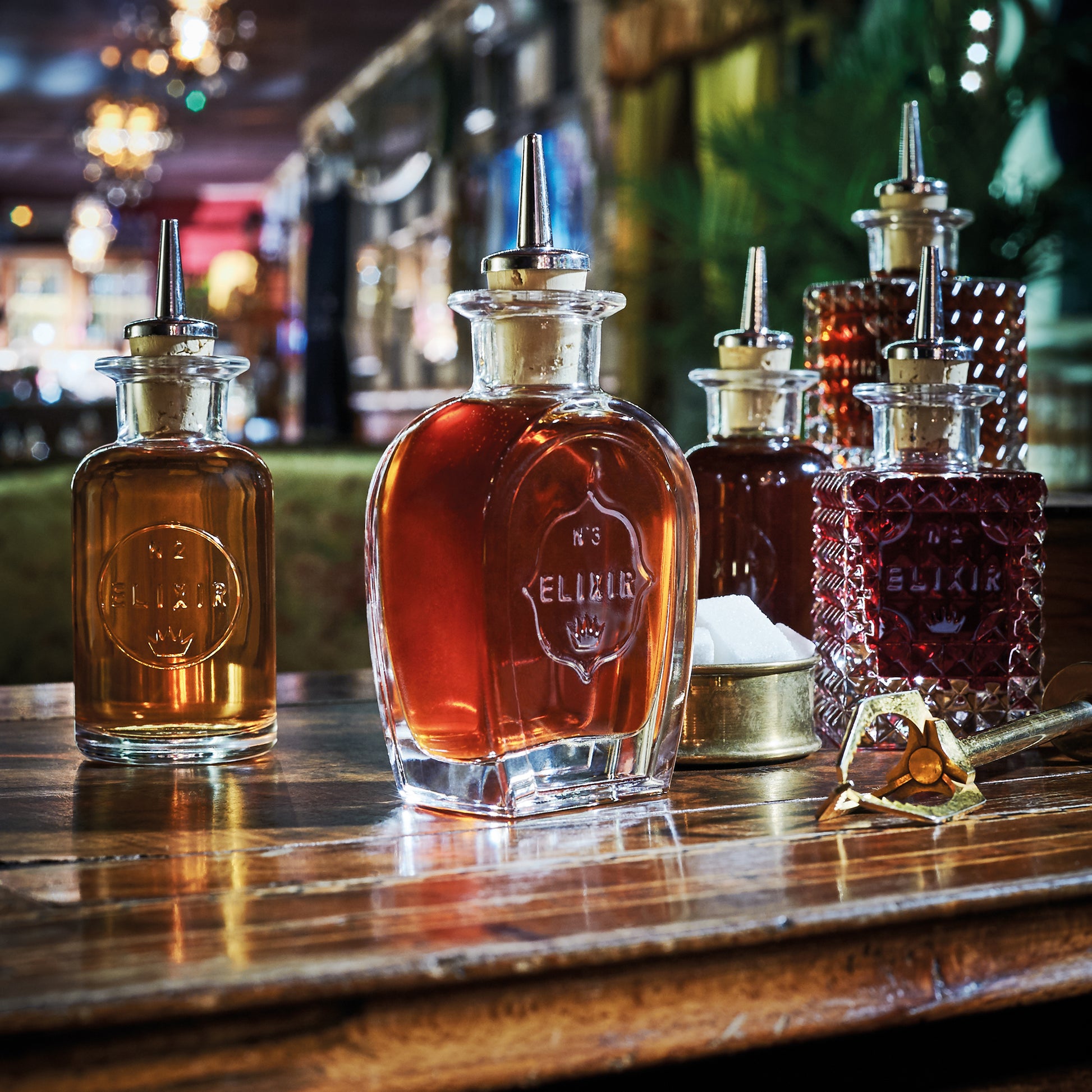 Italian Premium Dash Bottle Elixir No.2 | 3.5oz | Mixology | Set of 6 - Luigi Bormioli USA