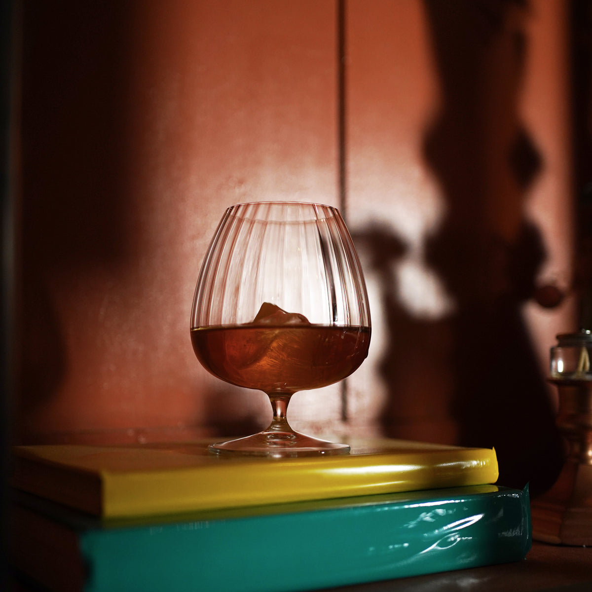 Luigi Bormioli Optica Set of 4 Cognac Glasses