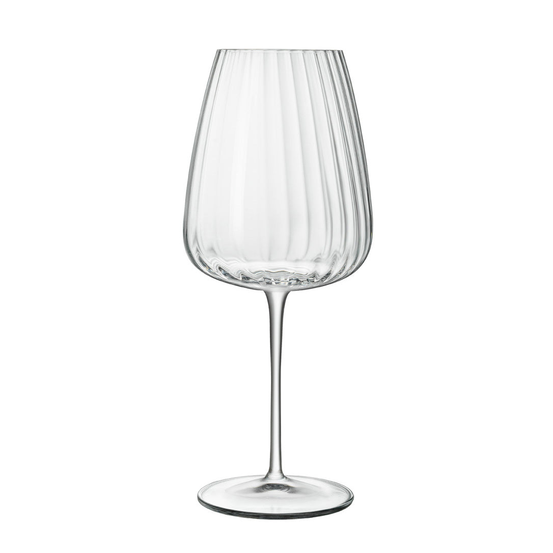 Italian Premium Bordeaux Red Wine Glasses | 23.75oz | Optica | Set of 4 - Luigi Bormioli USA
