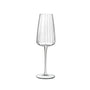 Italian Premium Flute Glasses | 7oz | Optica | Set of 4 - Luigi Bormioli USA