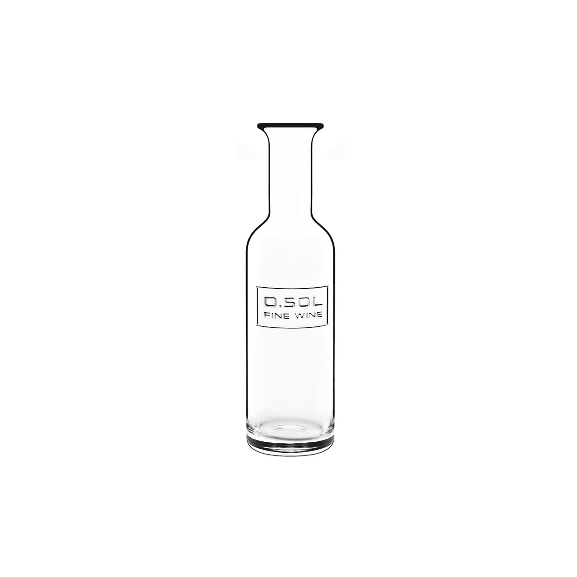 Italian Premium Glass Wine Bottle | 17oz | Optima | 1 Piece - Luigi Bormioli USA