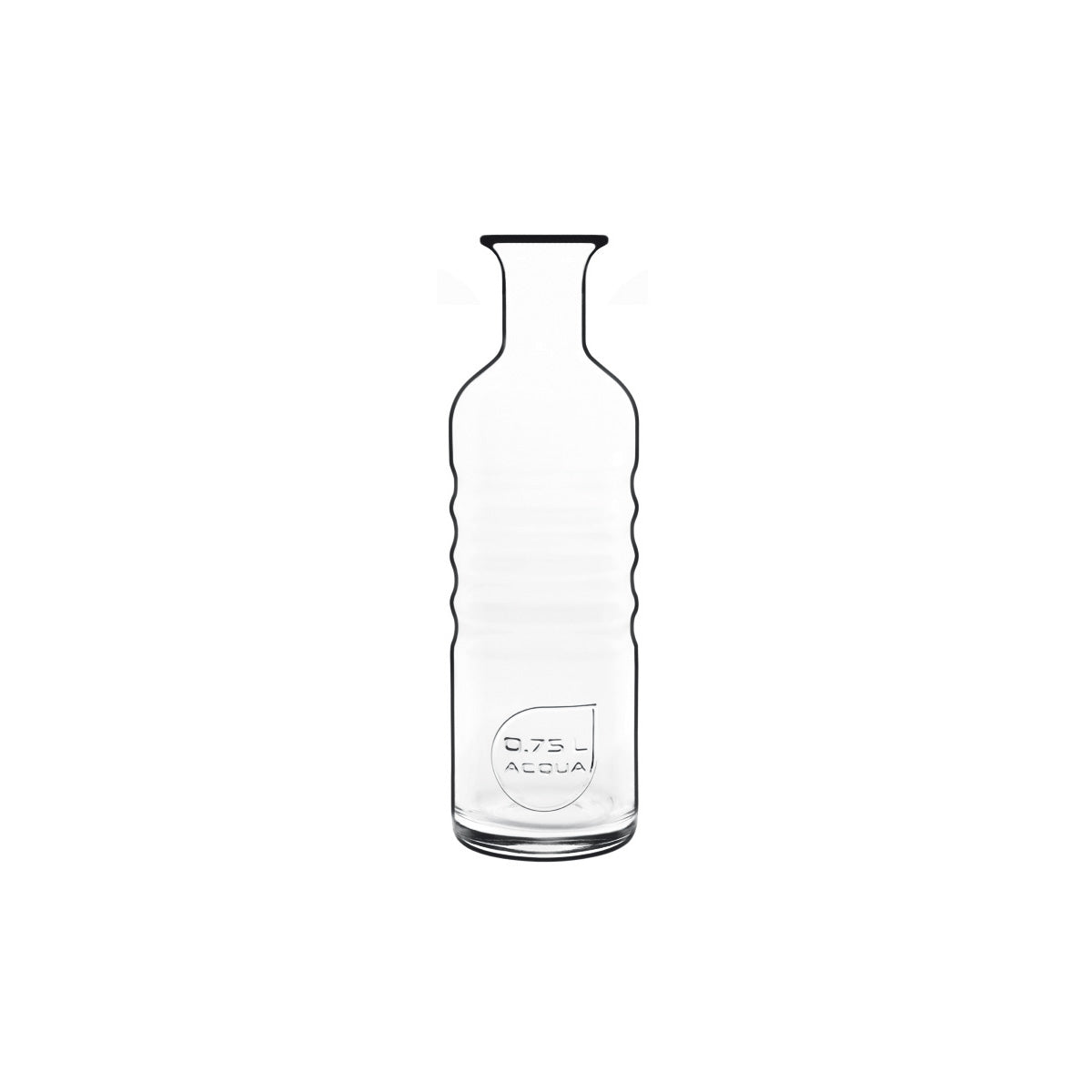 Italian Premium Glass Water Bottle | 25.25oz | Optima | 1 Piece - Luigi Bormioli USA