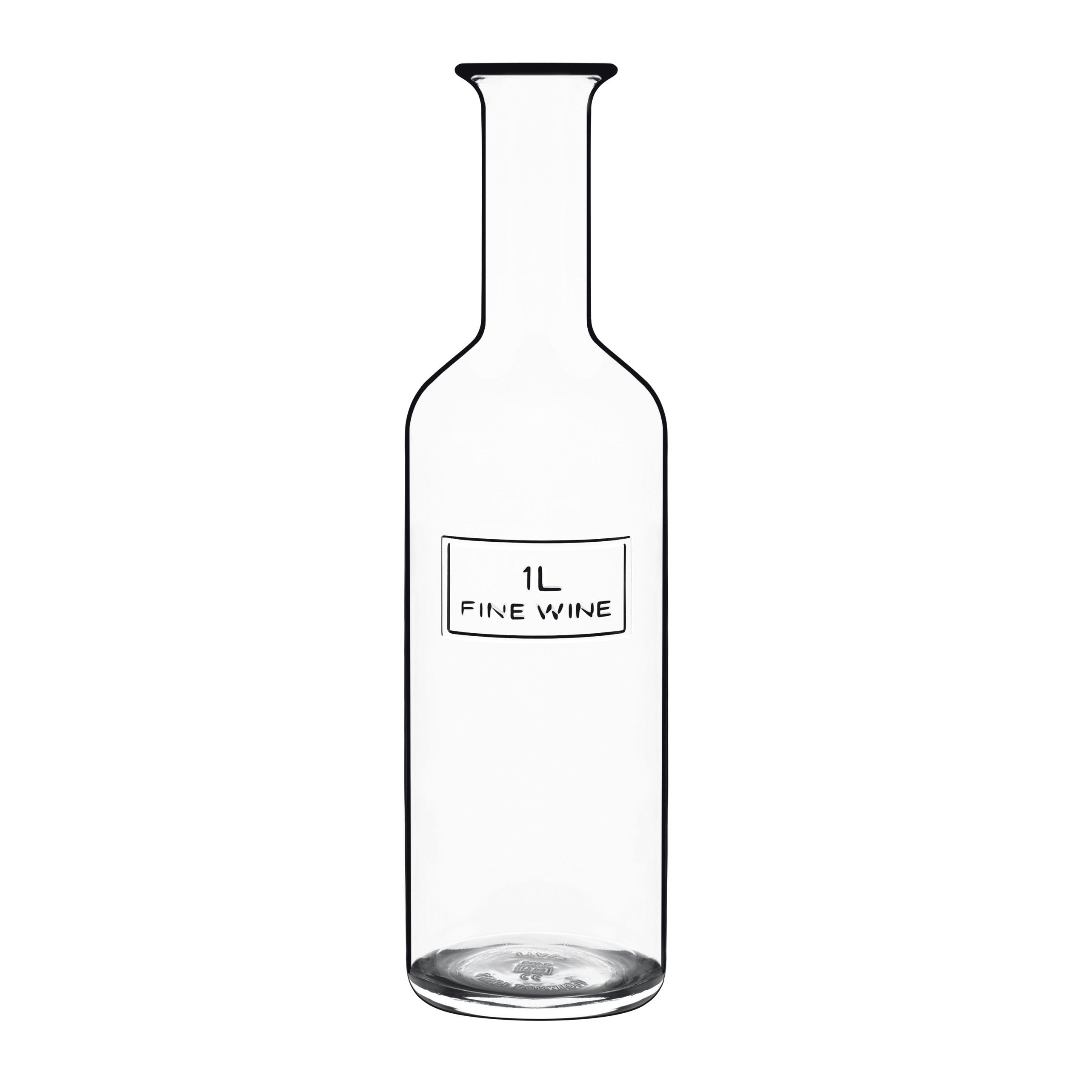 Italian Premium Glass Wine Bottle | 34oz | Optima | 1 Piece - Luigi Bormioli USA