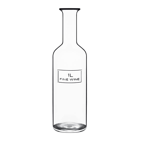 Pichet à Vin Optima Fine Wine 50 Cl En Verre - Design élégant Avec Logo En Relief - Parfait Pour Le Service à Table - 7
