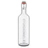 Italian Premium Hydrosommelier Glass Bottle with Airtight Closure | 34oz | Optima | 1 Piece - Luigi Bormioli USA