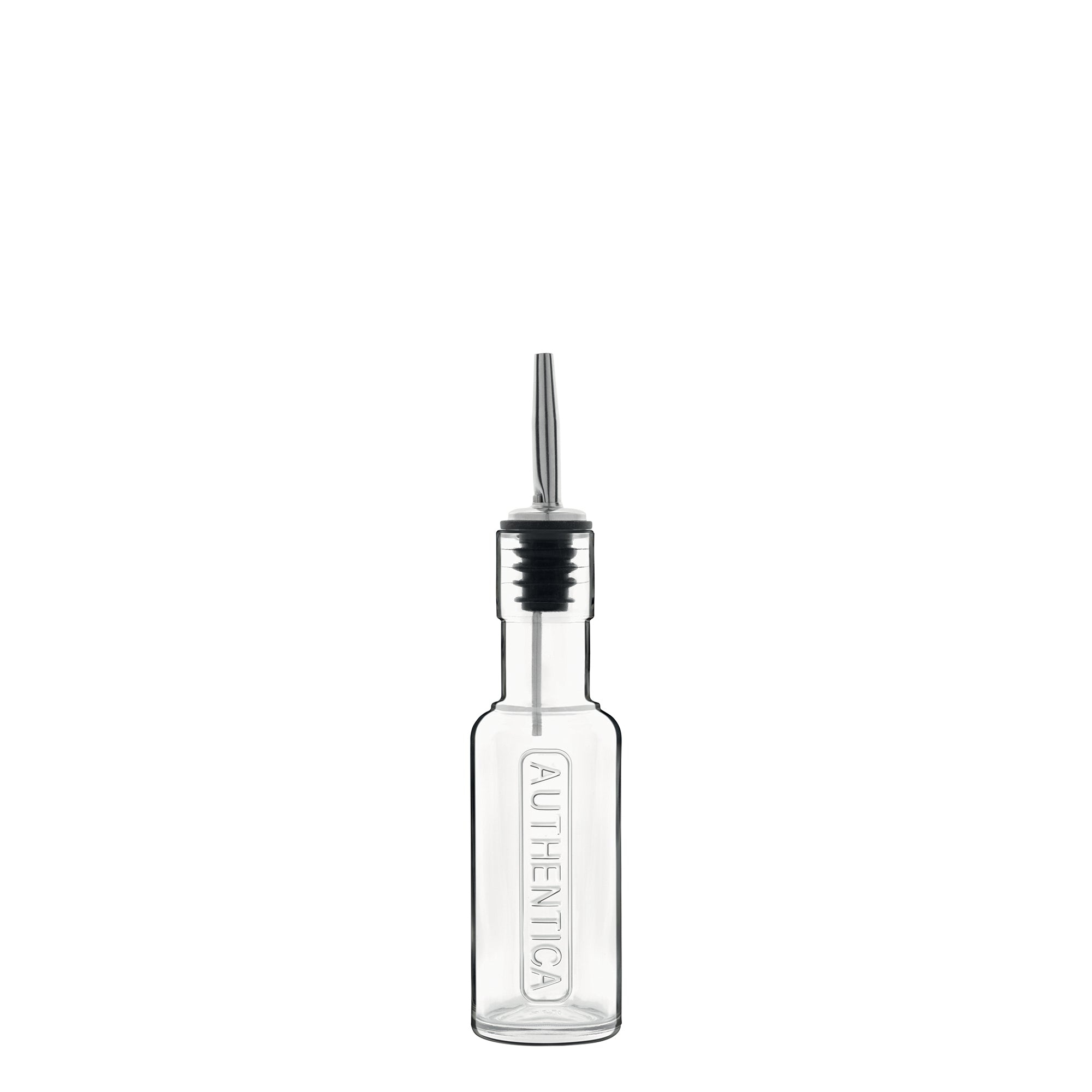Italian Premium Authentica Glass Bottle with Pourer | 4.5oz | Optima | 1 Piece - Luigi Bormioli USA