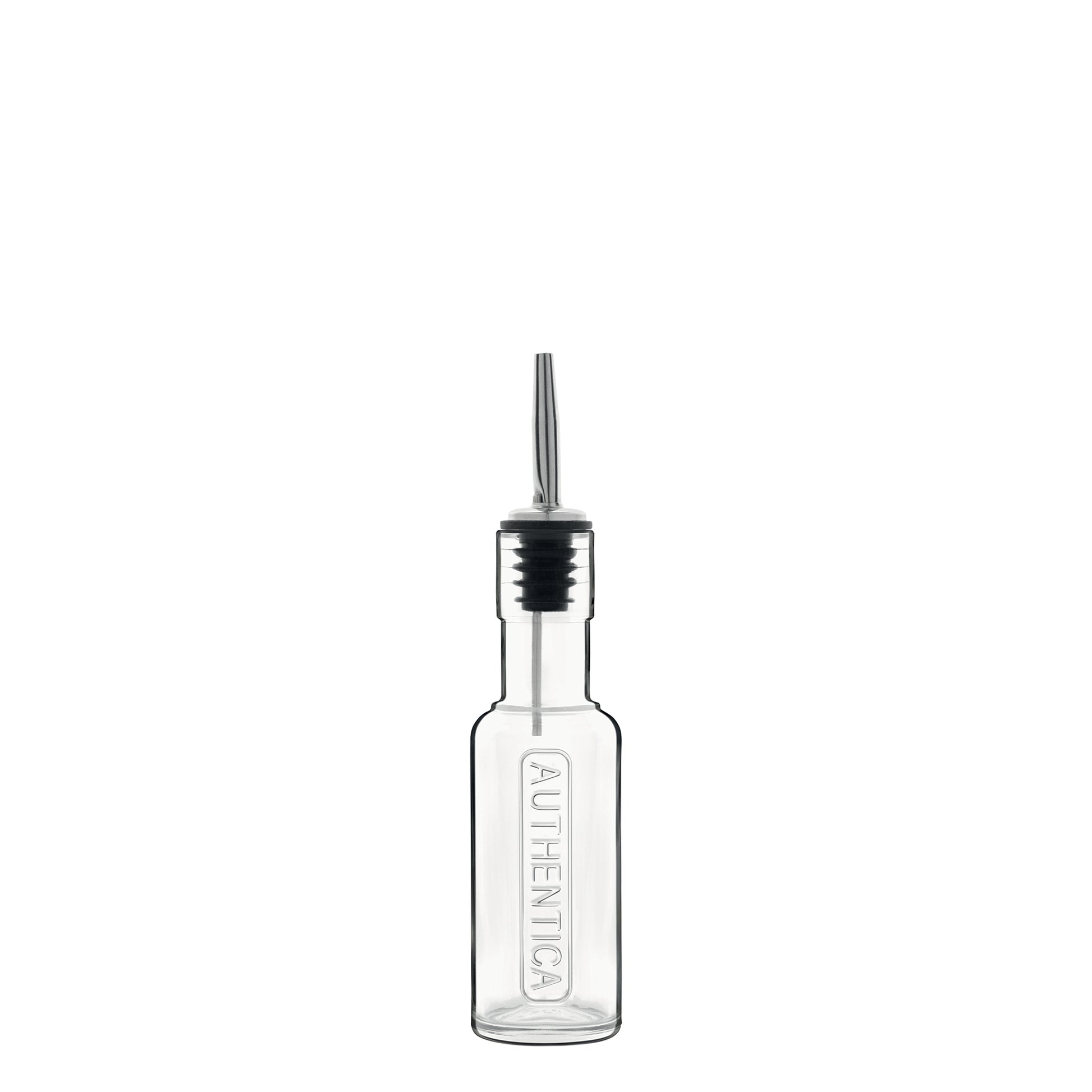 Italian Premium Authentica Glass Bottle with Pourer | 4.5oz | Optima | 1 Piece - Luigi Bormioli USA
