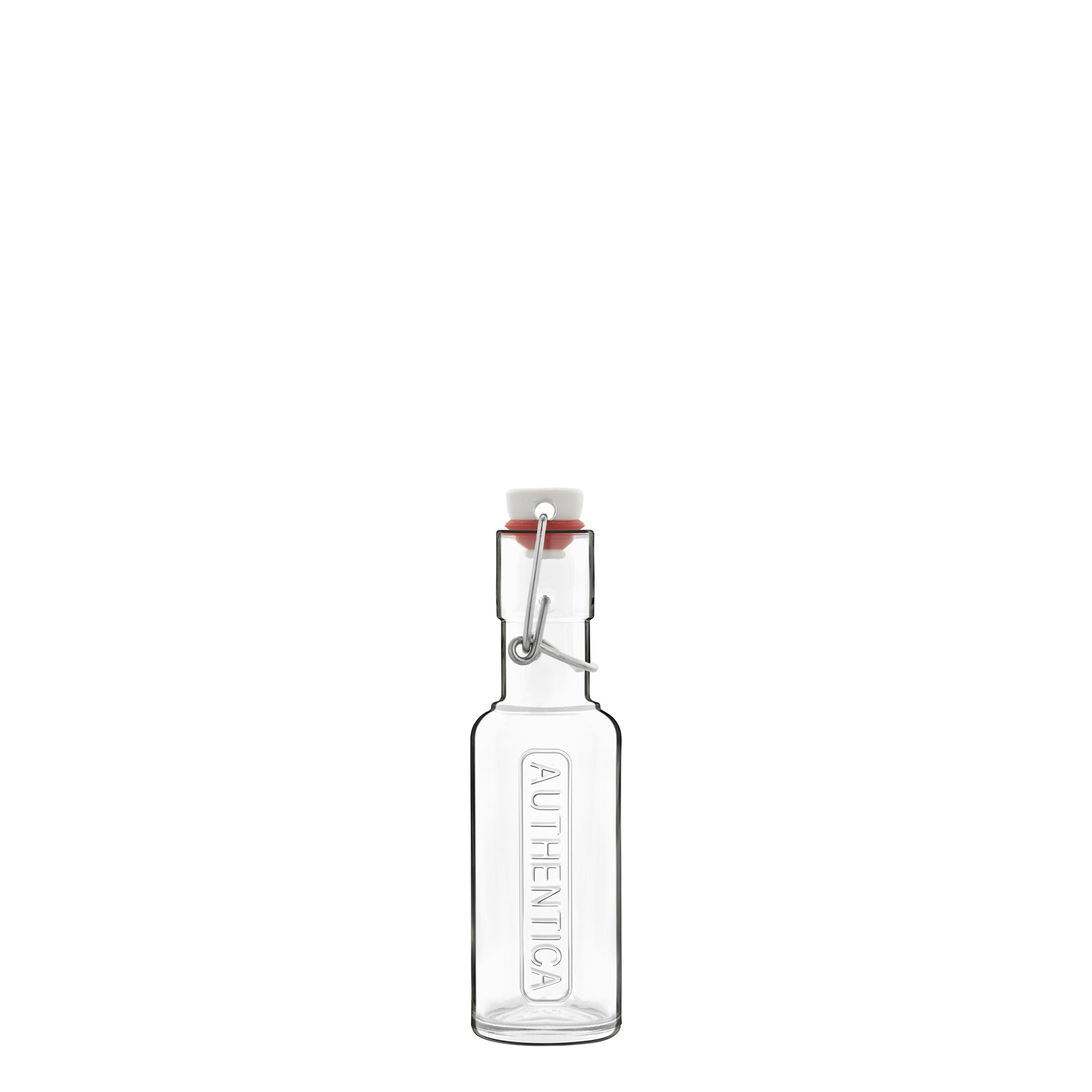 Italian Premium Authentica Glass Bottle with Steel Airtight Closure | 4.5oz | Optima | 1 Piece - Luigi Bormioli USA