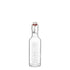 Italian Premium Authentica Glass Bottle with Steel Airtight Closure | 8.5oz | Optima | 1 Piece - Luigi Bormioli USA