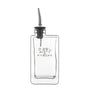 Italian Premium Glass Vinegar Bottle w/Pourer | 8.5oz | Optima | 1 Piece - Luigi Bormioli USA
