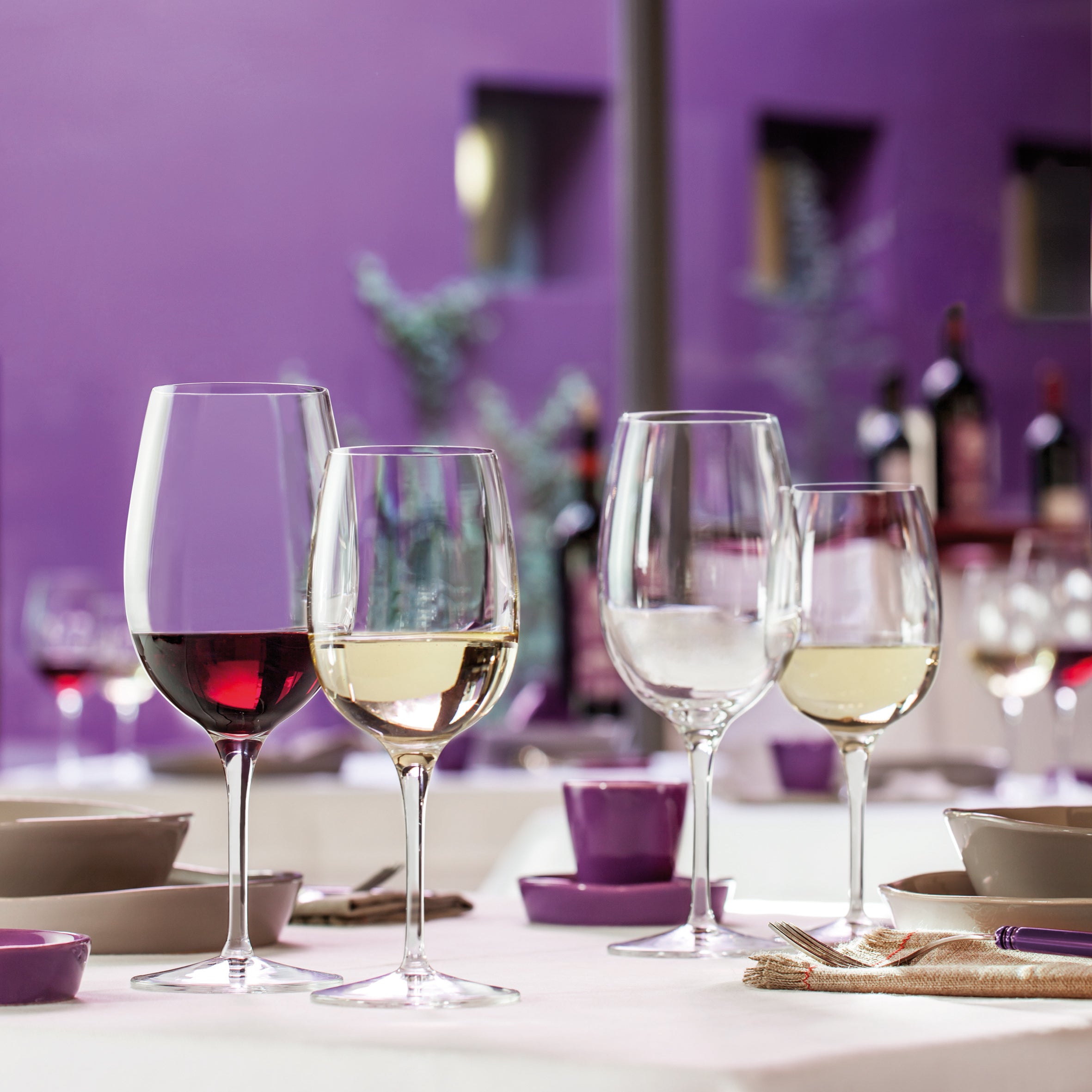 Italian Premium Red Wine Glasses | 12.25oz | Palace | Set of 6 - Luigi Bormioli USA