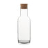 Italian Premium Glass Carafe with Cork Stopper | 34oz | Sublime - Luigi Bormioli USA