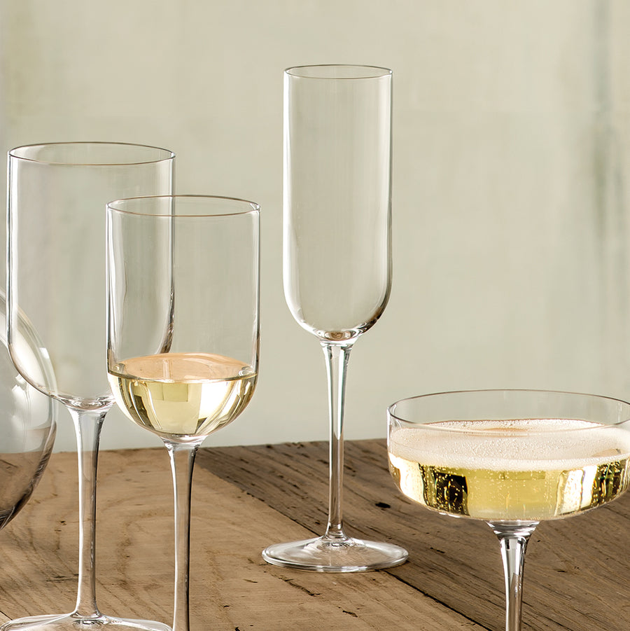 Bourgogne 2015 & Verre-Romanee 2012 セット Italian Premium Champagne Flute Glasses | 7oz | Sublime