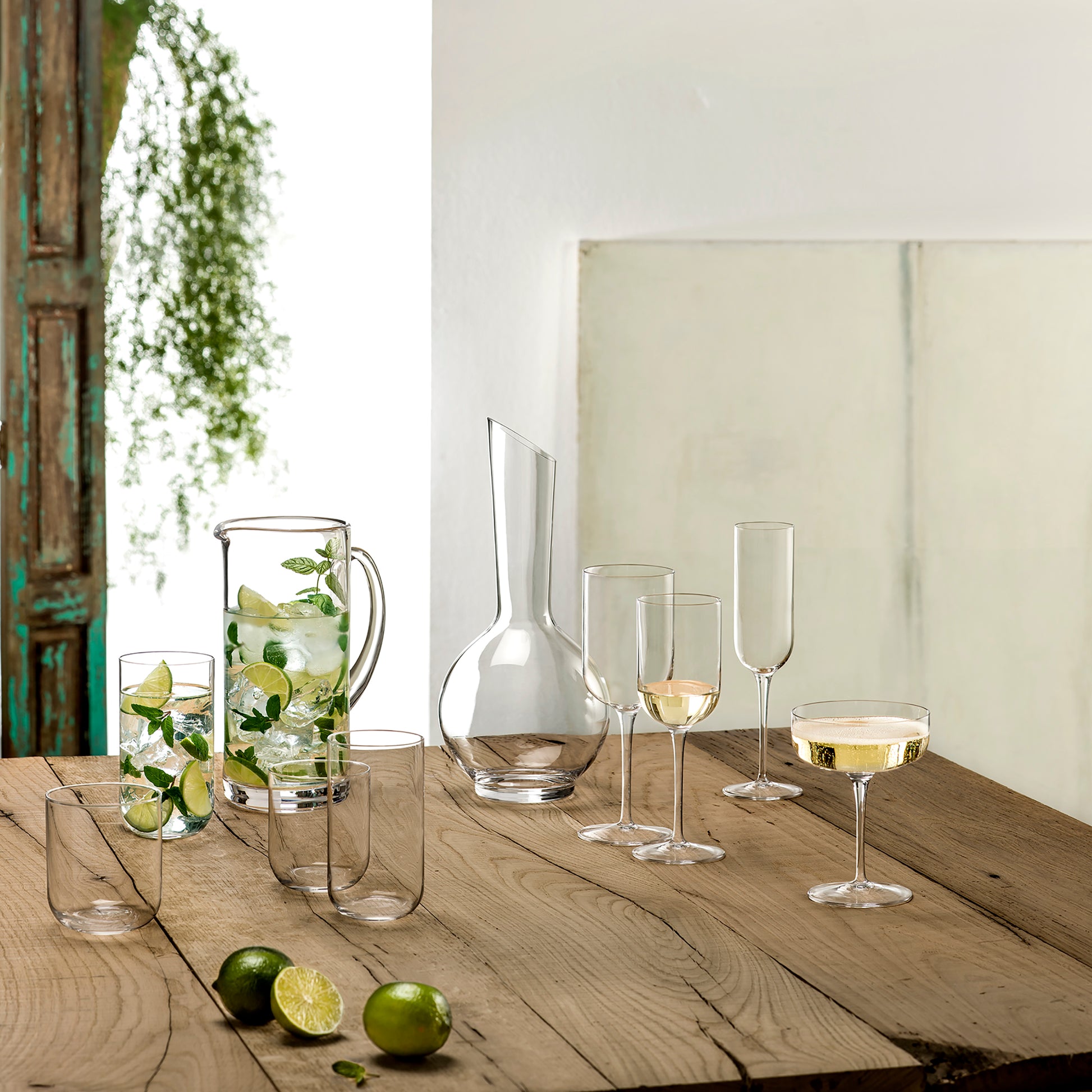 Italian Premium Champagne Flute Glasses | 7oz | Sublime | Set of 4 - Luigi Bormioli USA