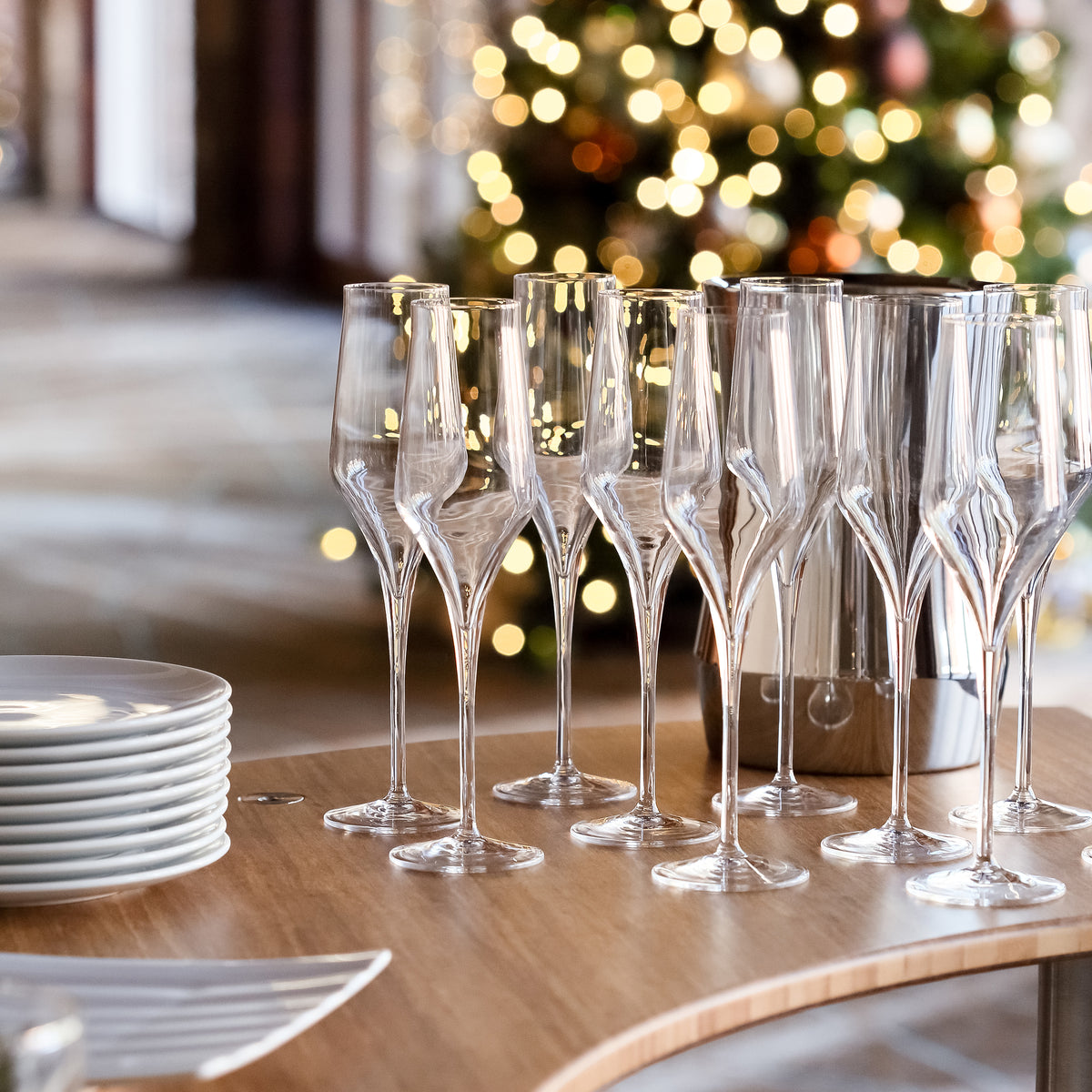 Supremo Champagne Flute Glasses