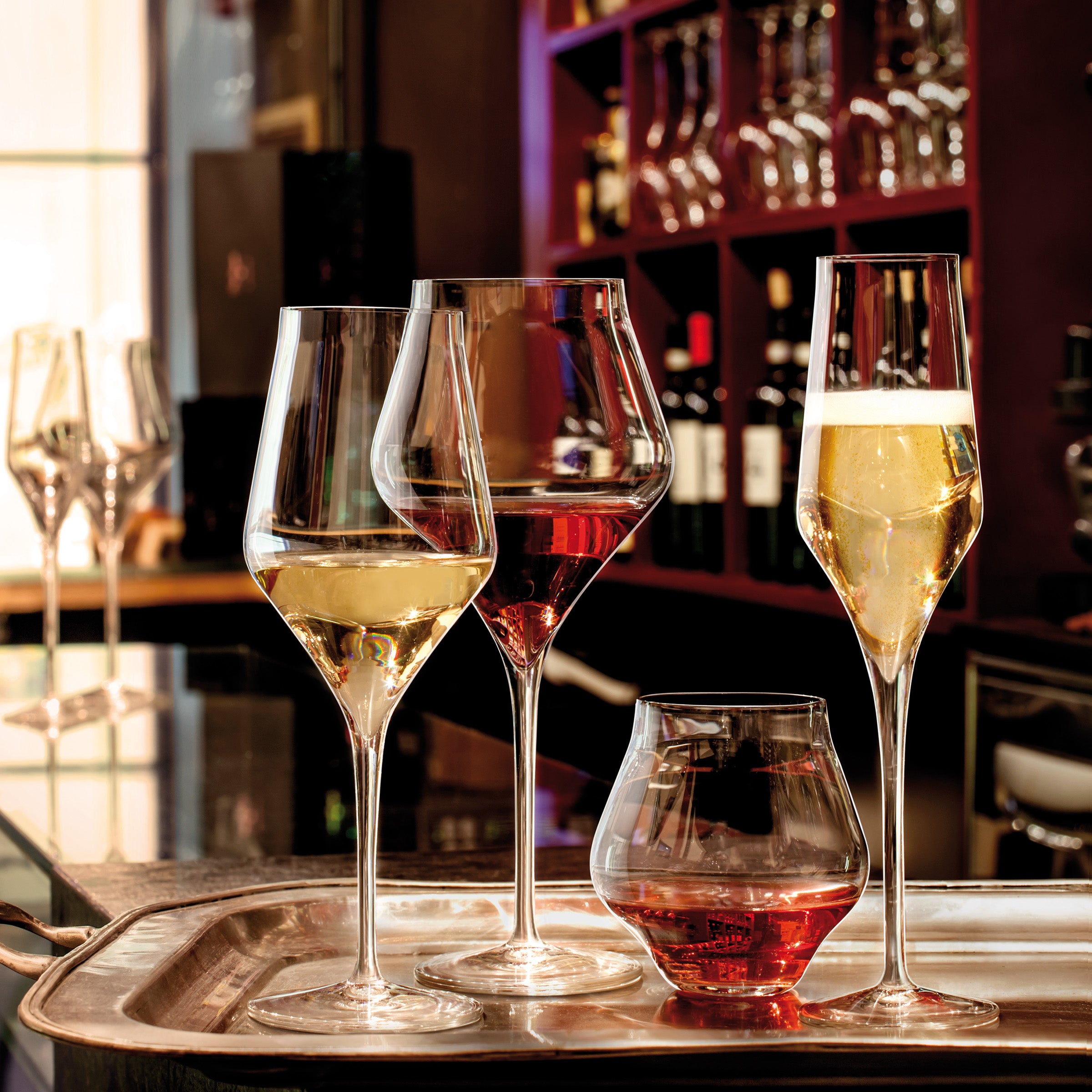 Italian Premium Champagne Glasses | 8oz | Supremo | Set of 2