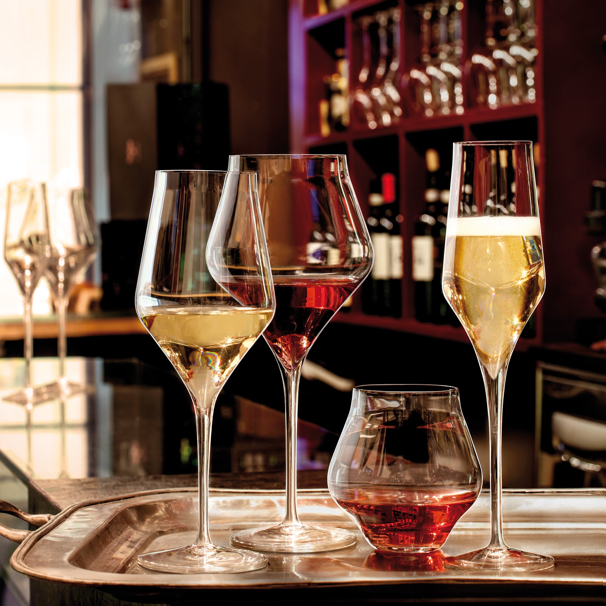 Italian Premium Champagne Glasses | 8oz | Supremo | Set of 2 - Luigi Bormioli USA