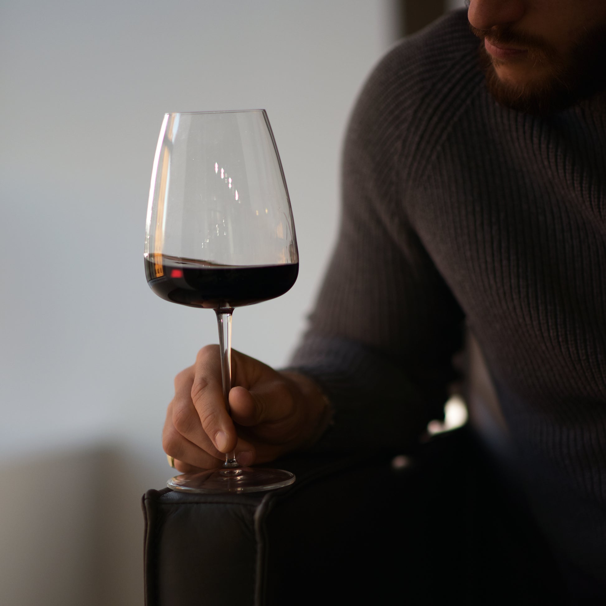 Italian Premium Bordeaux Red Wine Glasses | 23.75oz | Talismano | Set of 4 - Luigi Bormioli USA
