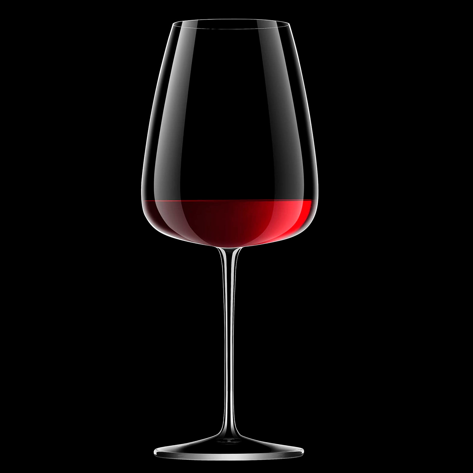 Italian Premium Bordeaux Red Wine Glasses | 23.75oz | Talismano | Set of 4 - Luigi Bormioli USA