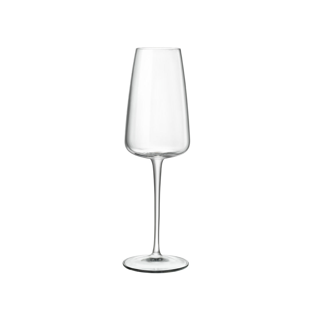 Italian Premium Flute Glasses | 7oz | Talismano | Set of 4 - Luigi Bormioli USA
