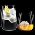 Italian Premium 8pc Barware Set | Talismano | 4 Lowball Glasses & 4 Highball Glasses - Luigi Bormioli USA