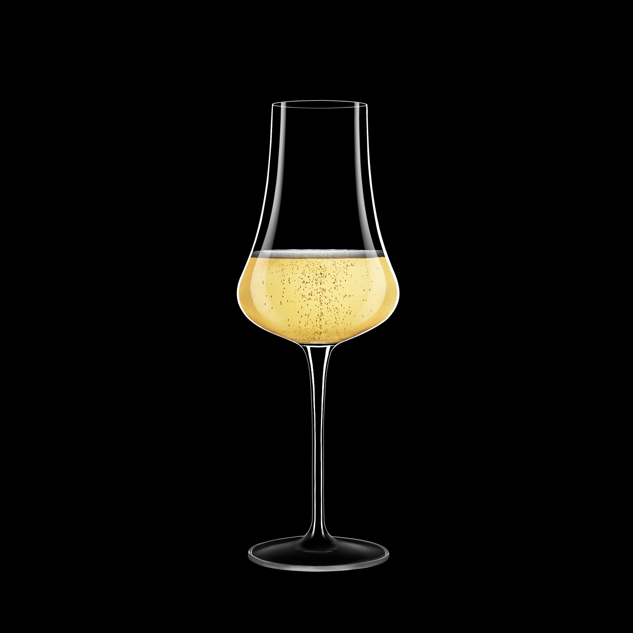 Italian Premium Flute Glasses | 14.25oz | Tentazioni | Set of 6 - Luigi Bormioli USA