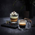 Coffee Double Wall Glasses | 10.25oz | Thermic | Set of 2 - Luigi Bormioli USA