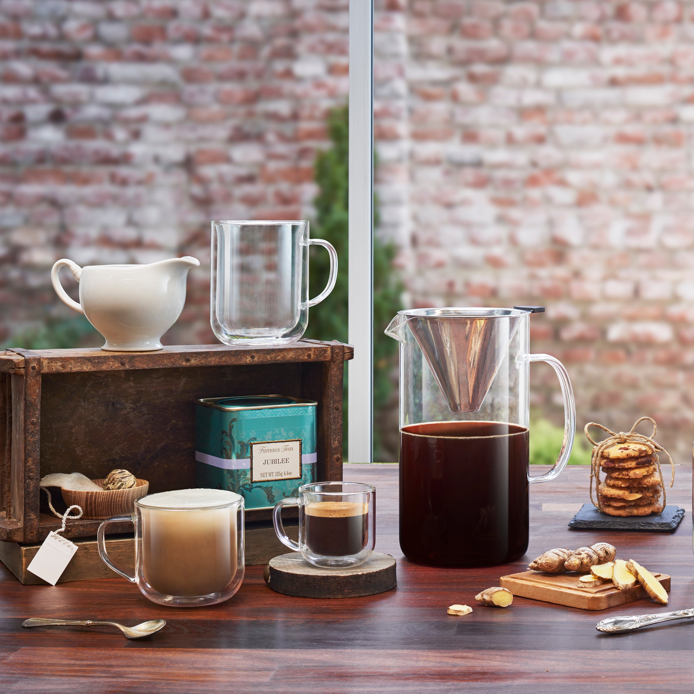 Italian Premium Pour Over Coffee Kit | 60oz  | Thermic Sublime | 1 Piece - Luigi Bormioli USA