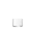 A clear aperitivo glass with a minimalistic design, suitable for aperitivo or other beverages on a white background