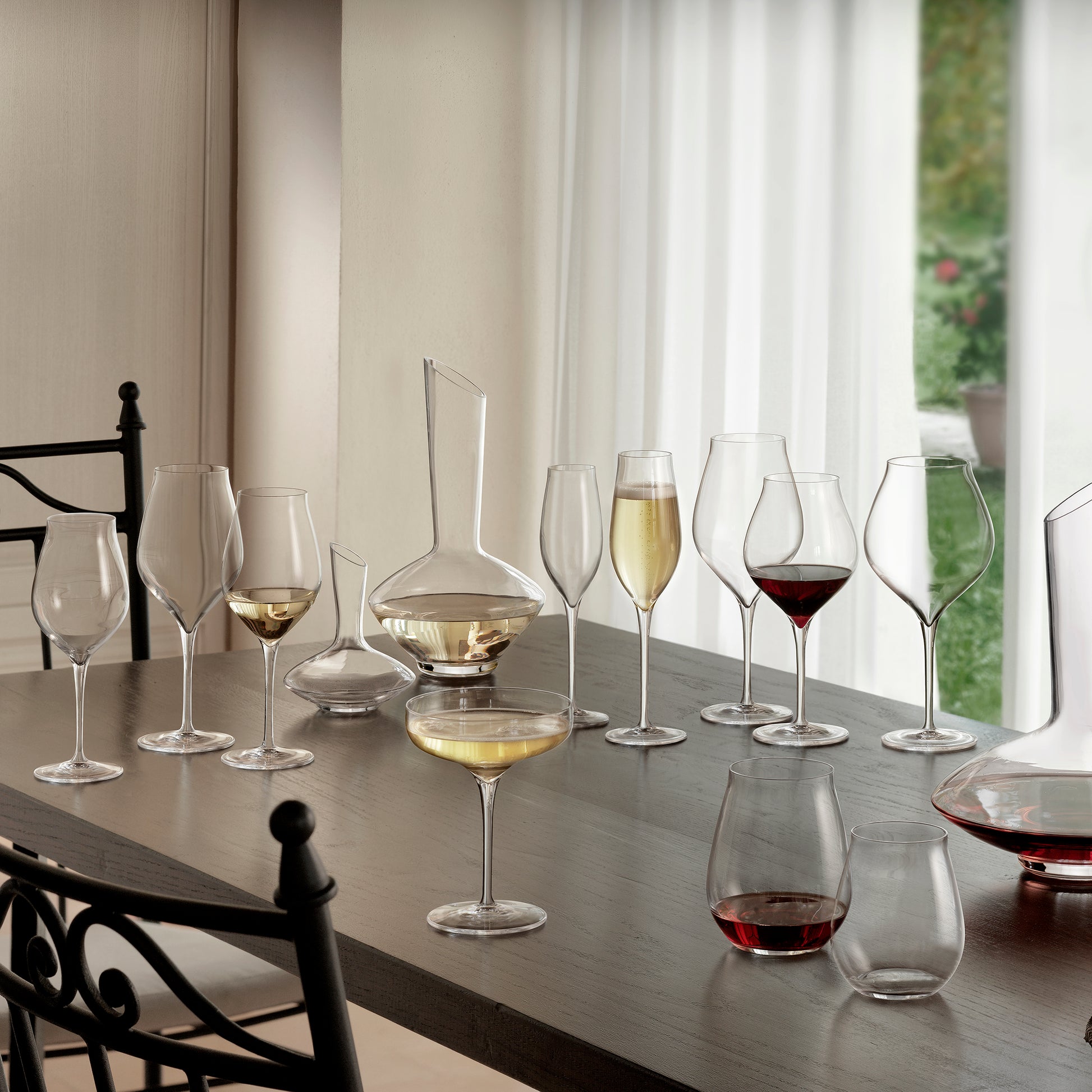 Italian Premium Malvasia White Wine Glasses | 11.75oz | Vinea | Set of 2 - Luigi Bormioli USA