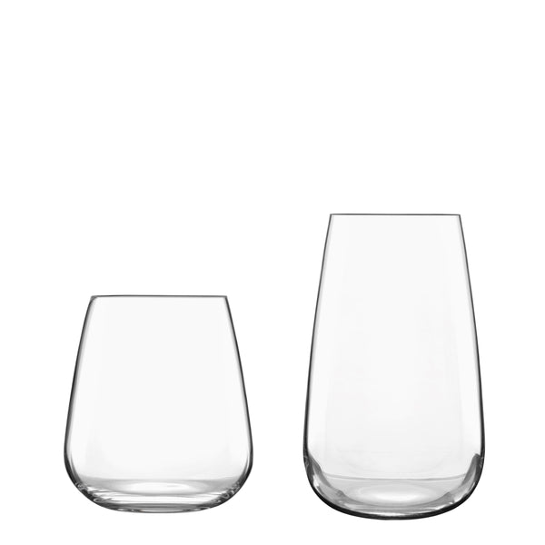 Talismano 8pc Barware Set (4 DOF Glasses & 4 Beverage Glasses) - Luigi Bormioli USA