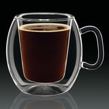 Thermic Glass 10.25oz Coffee Glasses (Set of 2) - Luigi Bormioli USA
